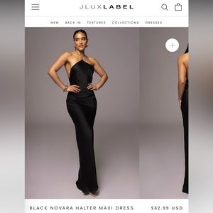 Black Halter Maxi Dress